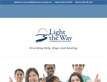 Tablet Screenshot of lightthewaycounseling.com